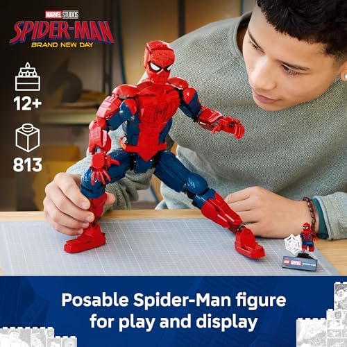 LEGO FIGURA DE HÉROE DE MARVEL SPIDER-MAN JUGUETE DE CONSTRUCCIÓN DE SUPERHÉROES PARA NIÑOS Y NIÑAS, A PARTIR DE 12 AÑOS - 7