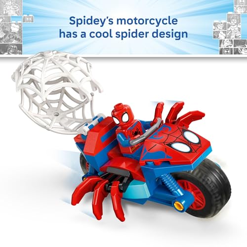 LEGO MARVEL SPIDEY Y SUS INCREÍBLES AMIGOS SPIDEY EN SU MOTOCICLETA CONTRA RINOCERONTE JUGUETE DE CONSTRUCCIÓN PARA NIÑOS - 5