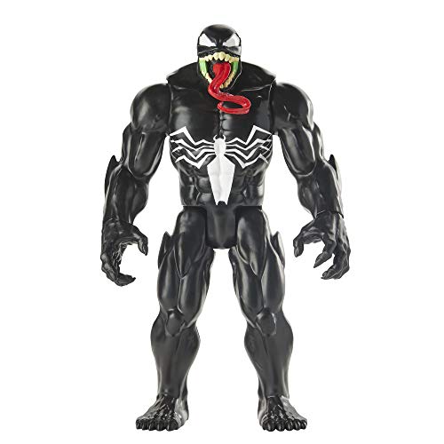SPIDERMAN MAXIMUM VENOM TITAN HERO VENOM FIGURA DE ACCIÓN INSPIRADA EN EL UNIVERSO MARVEL PUERTO TRASERO COMPATIBLE - 1