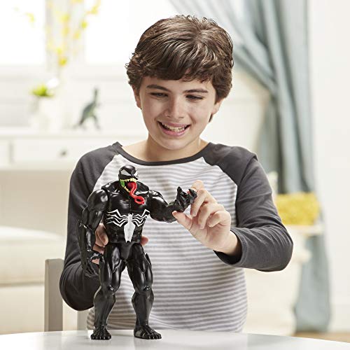 SPIDERMAN MAXIMUM VENOM TITAN HERO VENOM FIGURA DE ACCIÓN INSPIRADA EN EL UNIVERSO MARVEL PUERTO TRASERO COMPATIBLE - 3