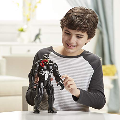 SPIDERMAN MAXIMUM VENOM TITAN HERO VENOM FIGURA DE ACCIÓN INSPIRADA EN EL UNIVERSO MARVEL PUERTO TRASERO COMPATIBLE - 4