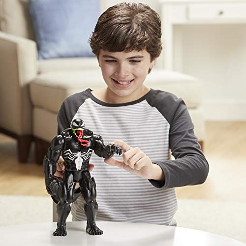 SPIDERMAN MAXIMUM VENOM TITAN HERO VENOM FIGURA DE ACCIÓN INSPIRADA EN EL UNIVERSO MARVEL PUERTO TRASERO COMPATIBLE - 7