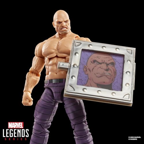 MARVEL LEGENDS SERIES SECRET WARS ABSORBING MAN RETRO COMICS FIGURA DE ACCIÓN COLECCIONABLE DE 6 PULGADAS CON ESCUDO - 3