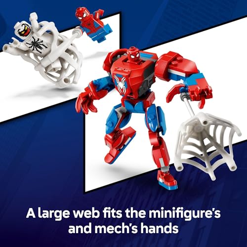 LEGO MARVEL SPIDERMAN MECH VS ANTIVENOM JUEGO DE JUGUETES DE CONSTRUCCIÓN JUGUETE DE SPIDERMAN PARA NIÑOS NIÑOS Y NIÑAS - 4