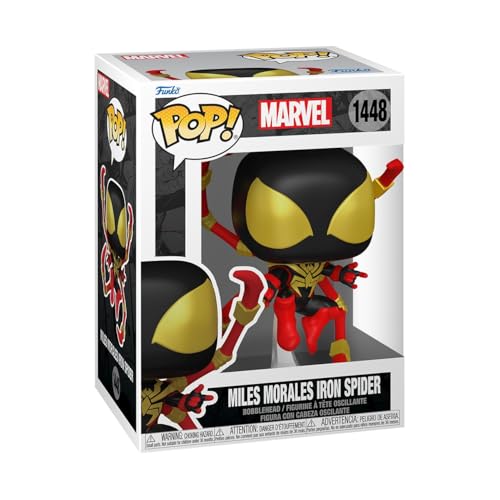 FUNKO POP MARVEL SPIDERMAN COMICS MILES MORALES IRON SPIDER 16 PROBABILIDADES DE VARIANTE CHASE RARA MARVEL COMICS FIGURA - 1