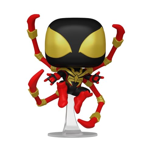 FUNKO POP MARVEL SPIDERMAN COMICS MILES MORALES IRON SPIDER 16 PROBABILIDADES DE VARIANTE CHASE RARA MARVEL COMICS FIGURA - 2