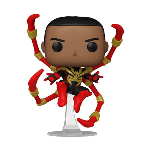 FUNKO POP MARVEL SPIDERMAN COMICS MILES MORALES IRON SPIDER 16 PROBABILIDADES DE VARIANTE CHASE RARA MARVEL COMICS FIGURA - 5