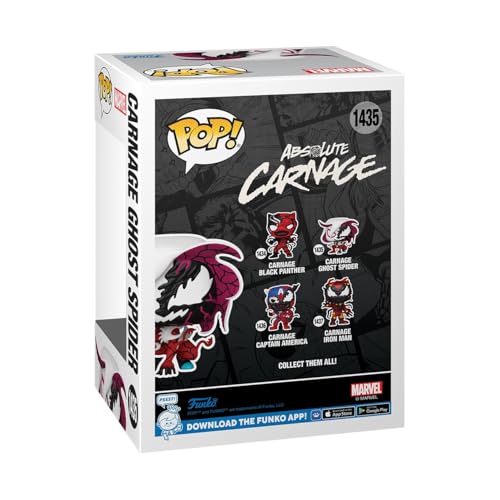 FUNKO POP MARVEL CARNAGEIZED GHOST SPIDER MARVEL COMICS FIGURA DE VINILO COLECCIONABLE IDEA DE REGALO PRODUCTO OFICIAL - 3