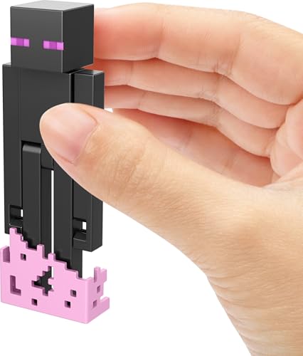 MATTEL MINECRAFT JUEGO DE FIGURAS DE ACCIÓN Y ACCESORIOS JUGUETES COLECCIONABLES A ESCALA DE 325 PULGADAS CON DISEÑO - 4