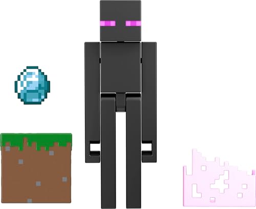 MATTEL MINECRAFT JUEGO DE FIGURAS DE ACCIÓN Y ACCESORIOS JUGUETES COLECCIONABLES A ESCALA DE 325 PULGADAS CON DISEÑO - 5