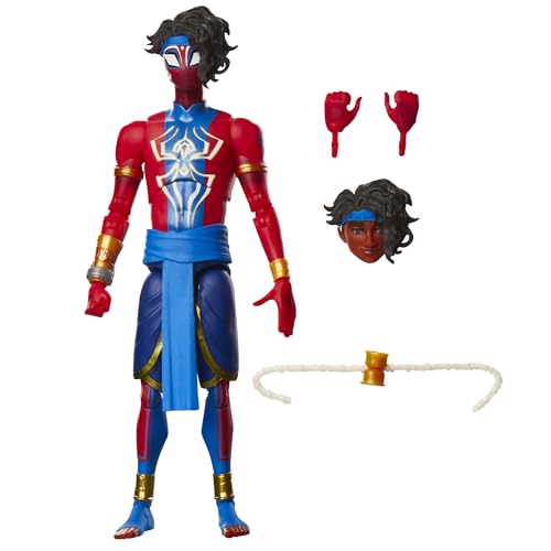 MARVEL LEGENDS SERIES PAVITR PRABHAKAR SPIDERMAN ACROSS THE SPIDERVERSE FIGURA DE ACCIÓN COLECCIONABLE DE 6 PULGADAS - 1