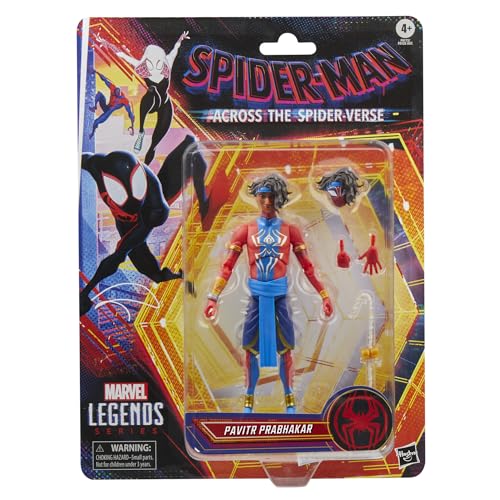 MARVEL LEGENDS SERIES PAVITR PRABHAKAR SPIDERMAN ACROSS THE SPIDERVERSE FIGURA DE ACCIÓN COLECCIONABLE DE 6 PULGADAS - 2