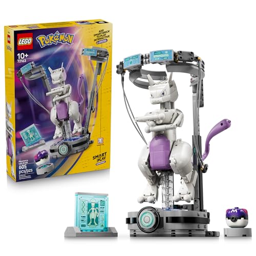 LEGO POKÉMON SMART PLAY MEWTWOS LAB BREAK SET COMPATIBLE CON UNA ETIQUETA INTELIGENTE Y UNA FIGURA DE POKÉMON CONSTRUIDA - 1