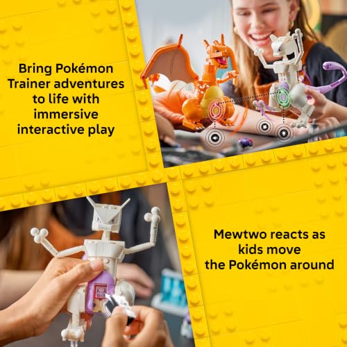 LEGO POKÉMON SMART PLAY MEWTWOS LAB BREAK SET COMPATIBLE CON UNA ETIQUETA INTELIGENTE Y UNA FIGURA DE POKÉMON CONSTRUIDA - 6