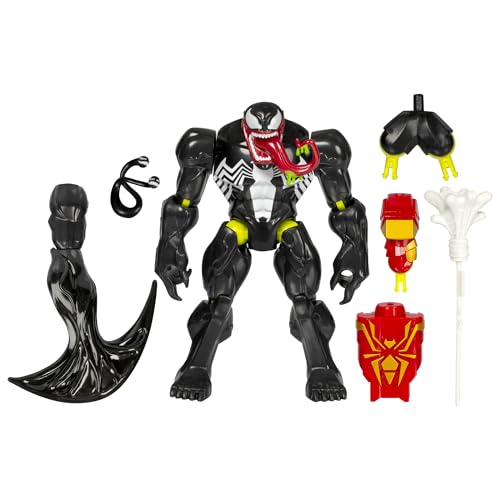 SPIDERMAN MIXMASHERS MARVEL VENOM FIGURA DE ACCIÓN DELUXE PERSONALIZADA DE SPIDERMAN CON ACCESORIOS MIXANDMATCH FIGURA DE 12 - 1