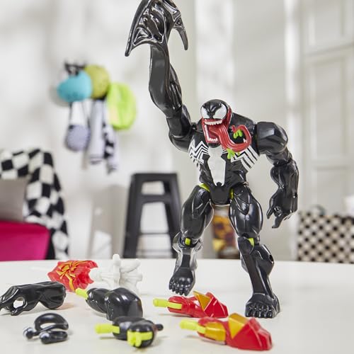 SPIDERMAN MIXMASHERS MARVEL VENOM FIGURA DE ACCIÓN DELUXE PERSONALIZADA DE SPIDERMAN CON ACCESORIOS MIXANDMATCH FIGURA DE 12 - 4