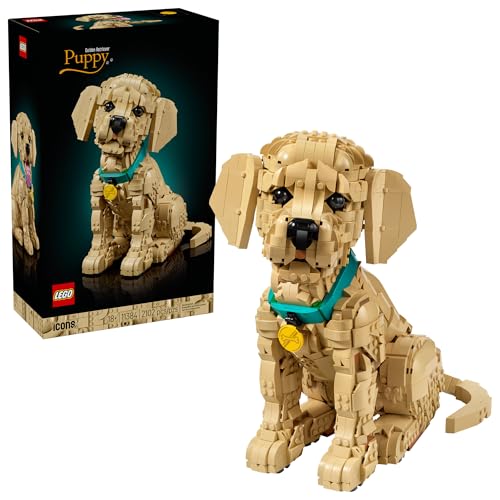 LEGO ICONS GOLDEN RETRIEVER JUEGO DE CONSTRUCCIÓN DE CACHORROS PARA ADULTOS A PARTIR DE 18 AÑOS REGALO PARA CUMPLEAÑOS - 1