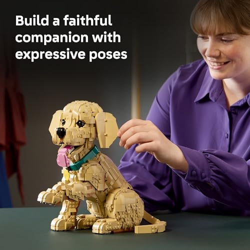 LEGO ICONS GOLDEN RETRIEVER JUEGO DE CONSTRUCCIÓN DE CACHORROS PARA ADULTOS A PARTIR DE 18 AÑOS REGALO PARA CUMPLEAÑOS - 3