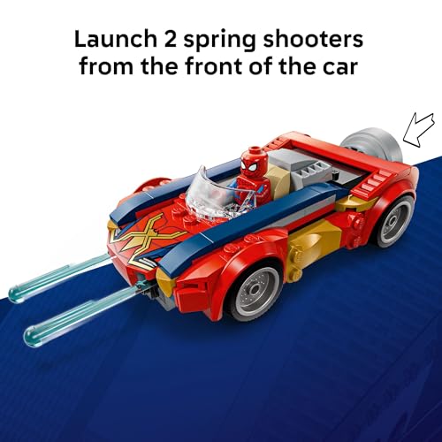 LEGO MARVEL COCHE DE SPIDERMAN VS LOBEZNO VENOMIZADO JUGUETE DE CONSTRUCCIÓN PARA NIÑOS Y NIÑAS JUEGO DE SUPERHÉROES - 3