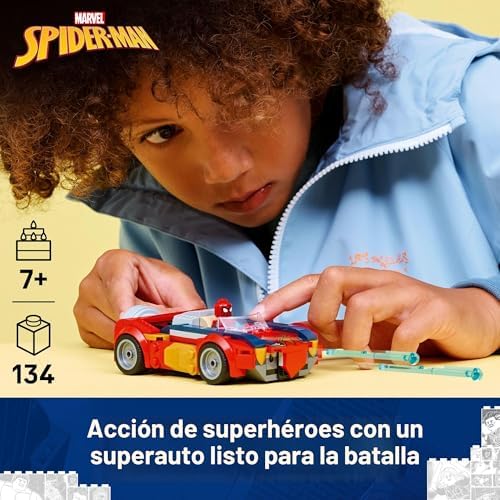 LEGO MARVEL COCHE DE SPIDER-MAN VS. LOBEZNO VENOMIZADO JUGUETE DE CONSTRUCCIÓN PARA NIÑOS Y NIÑAS - JUEGO DE SUPERHÉROES - 7