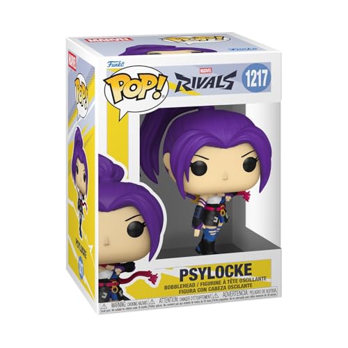 FUNKO POP GAMES MARVEL RIVALS PSYLOCKE FIGURA DE VINILO COLECCIONABLE IDEA DE REGALO PRODUCTO OFICIAL JUGUETES PARA NIÑOS - 1