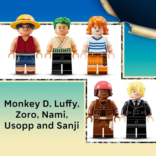 LEGO ONE PIECE THE GOING MERRY BLOQUES DE CONSTRUCCIÓN DE BARCO PIRATA JUGUETE DE AVENTURA DE JUEGO DE SIMULACIÓN PARA NIÑOS - 5