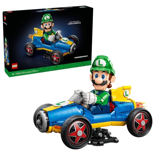 LEGO MARIO KART LUIGI MACH 8 JUEGO DE CONSTRUCCIÓN PARA ADULTOS A PARTIR DE 18 AÑOS COLECCIONABLE DE NINTENDO PARA FANÁTICOS - 1