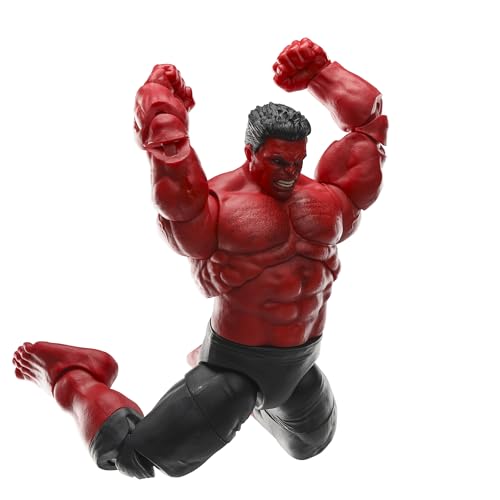 MARVEL LEGENDS SERIES RED HULK CAPITÁN AMÉRICA BRAVE NEW WORLD FIGURA DE ACCIÓN COLECCIONABLE DELUXE DE 6 PULGADAS - 4