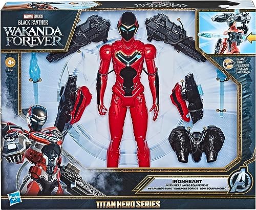 MARVEL STUDIOS BLACK PANTHER WAKANDA FOREVER IRONHEART WITH GEAR FIGURA DE ACCIÓN DE 12 PULGADAS SERIE TITAN HERO JUGUETES - 4