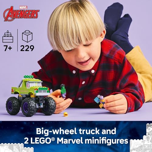 LEGO MARVEL THE HULK TRUCK VS THANOS JUGUETE DE CONSTRUCCIÓN DE MONSTER TRUCK PARA NIÑOS A PARTIR DE 7 AÑOS INCLUYE - 2