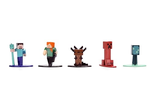 JADA MINECRAFT NANO METALFIGS SERIES 17 FIGURA FUNDIDA A PRESIÓN 12 UNIDADES INCLUYE STEVE ALEX DIAMOND ARMOR ZOMBIE Y MÁS - 6