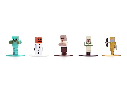 JADA MINECRAFT NANO METALFIGS SERIES 17 FIGURA FUNDIDA A PRESIÓN 12 UNIDADES INCLUYE STEVE ALEX DIAMOND ARMOR ZOMBIE Y MÁS - 7