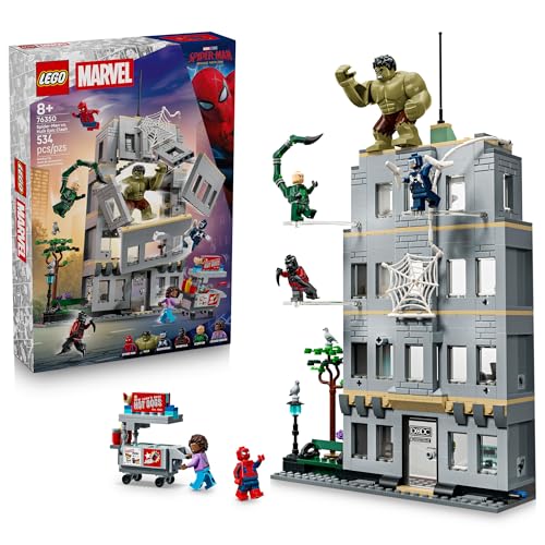 LEGO MARVEL SPIDERMAN VS HULK EPIC CLASH JUGUETE DE CONSTRUCCIÓN DE SUPERHÉROES PARA NIÑOS Y NIÑAS A PARTIR DE 8 AÑOS - 1
