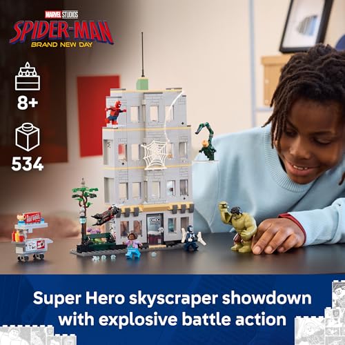 LEGO MARVEL SPIDERMAN VS HULK EPIC CLASH JUGUETE DE CONSTRUCCIÓN DE SUPERHÉROES PARA NIÑOS Y NIÑAS A PARTIR DE 8 AÑOS - 2