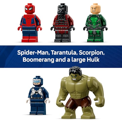 LEGO MARVEL SPIDERMAN VS HULK EPIC CLASH JUGUETE DE CONSTRUCCIÓN DE SUPERHÉROES PARA NIÑOS Y NIÑAS A PARTIR DE 8 AÑOS - 5