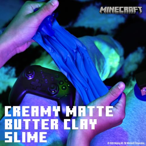 MINECRAFT DIAMOND PICKAXE TARRO DE LIMO DE MANTEQUILLA DE PICO SUAVE Y ELÁSTICO CON AROMA DE ALGODÓN DE AZÚCAR CON STEVE - 2