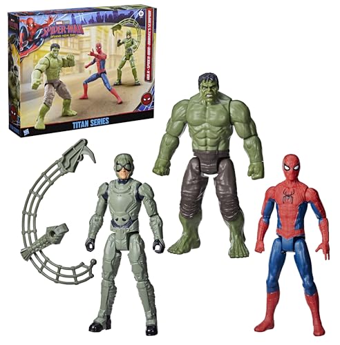 MARVEL SPIDERMAN BRAND NEW DAY TITAN SERIES SPIDERMAN HULK MARVELS SCORPION FIGURA DE ACCIÓN PAQUETE DE 3 JUGUETES Y FIGURAS - 2