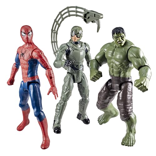 MARVEL SPIDERMAN BRAND NEW DAY TITAN SERIES SPIDERMAN HULK MARVELS SCORPION FIGURA DE ACCIÓN PAQUETE DE 3 JUGUETES Y FIGURAS - 5