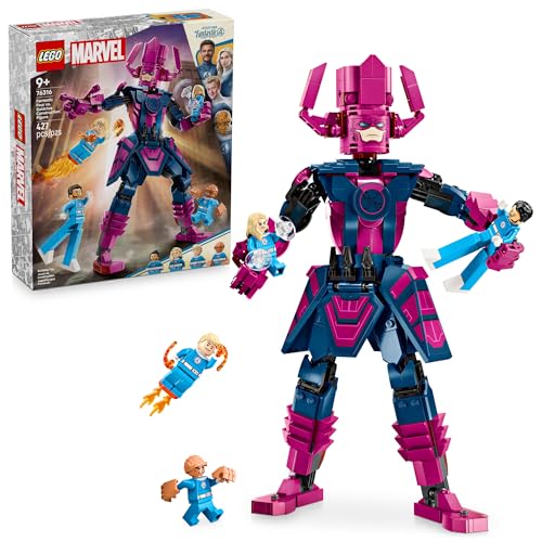 LEGO MARVEL LOS 4 FANTÁSTICOS CONTRA GALACTUS FIGURA DE CONSTRUCCIÓN JUGUETE DE CONSTRUCCIÓN DE SUPERHÉROES 4 MINIFIGURAS - 1