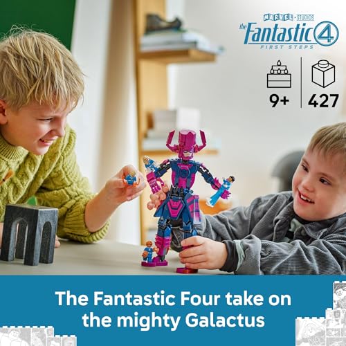 LEGO MARVEL LOS 4 FANTÁSTICOS CONTRA GALACTUS FIGURA DE CONSTRUCCIÓN JUGUETE DE CONSTRUCCIÓN DE SUPERHÉROES 4 MINIFIGURAS - 2
