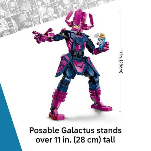 LEGO MARVEL LOS 4 FANTÁSTICOS CONTRA GALACTUS FIGURA DE CONSTRUCCIÓN JUGUETE DE CONSTRUCCIÓN DE SUPERHÉROES 4 MINIFIGURAS - 6
