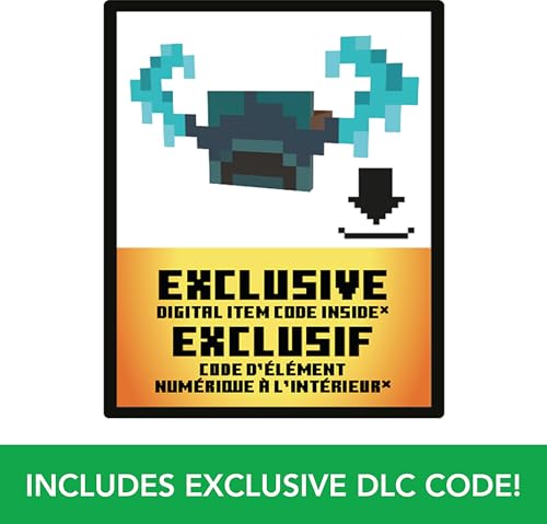MATTEL MINECRAFT MINI MODE PLAYSET SET RISE OF THE WARDEN CON 2 MINIS INCLUYENDO FIGURAS DE STEVE Y WARDEN Y CÓDIGO DLC - 3