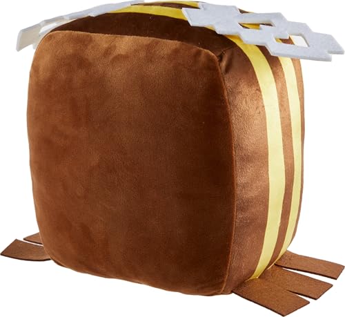 MATTEL MINECRAFT CUUTOPIA BEE MUÑECO DE ALMOHADA REDONDEADO SUAVE DE 10 PULGADAS JUGUETE COLECCIONABLE INSPIRADO - 5