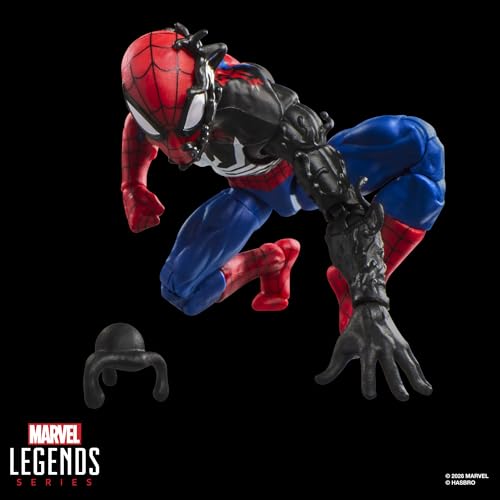 MARVEL LEGENDS SERIES SECRET WARS SPIDERMAN DISFRAZ DE ALIEN RETRO COMICS FIGURA DE ACCIÓN COLECCIONABLE DE 6 PULGADAS - 3