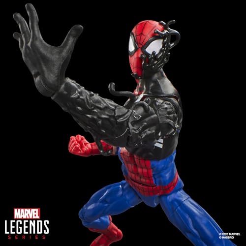 MARVEL LEGENDS SERIES SECRET WARS SPIDERMAN DISFRAZ DE ALIEN RETRO COMICS FIGURA DE ACCIÓN COLECCIONABLE DE 6 PULGADAS - 4