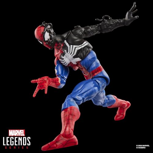 MARVEL LEGENDS SERIES SECRET WARS SPIDERMAN DISFRAZ DE ALIEN RETRO COMICS FIGURA DE ACCIÓN COLECCIONABLE DE 6 PULGADAS - 5