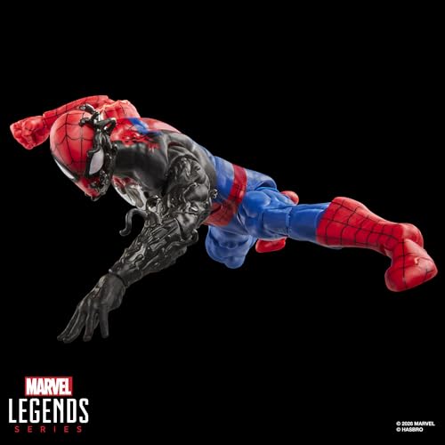 MARVEL LEGENDS SERIES SECRET WARS SPIDERMAN DISFRAZ DE ALIEN RETRO COMICS FIGURA DE ACCIÓN COLECCIONABLE DE 6 PULGADAS - 7