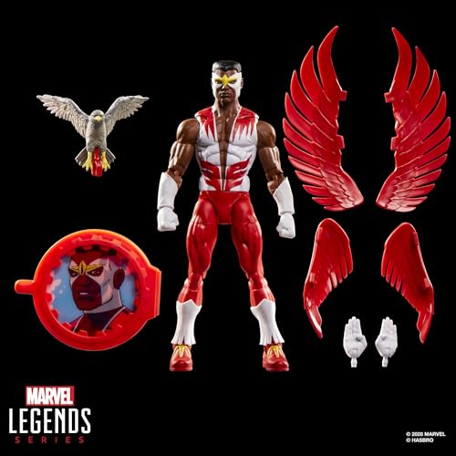 MARVEL LEGENDS SERIES SECRET WARS FALCON RETRO CAPTAIN AMERICA COMICS FIGURA DE ACCIÓN COLECCIONABLE DE 6 PULGADAS - 2
