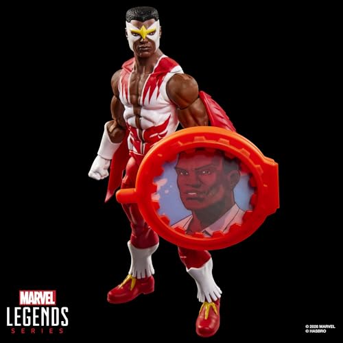 MARVEL LEGENDS SERIES SECRET WARS FALCON RETRO CAPTAIN AMERICA COMICS FIGURA DE ACCIÓN COLECCIONABLE DE 6 PULGADAS - 4