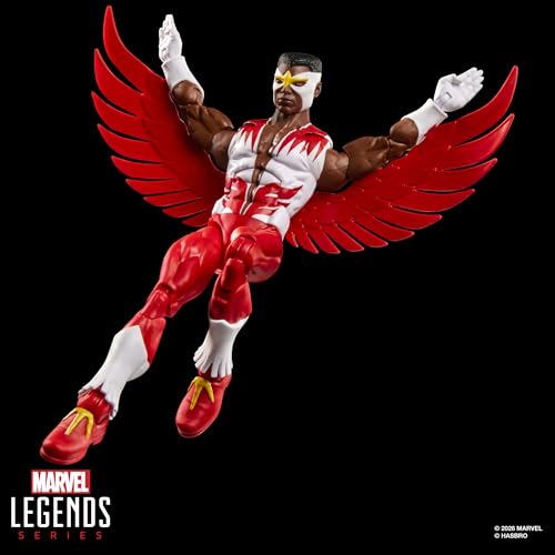 MARVEL LEGENDS SERIES SECRET WARS FALCON RETRO CAPTAIN AMERICA COMICS FIGURA DE ACCIÓN COLECCIONABLE DE 6 PULGADAS - 5